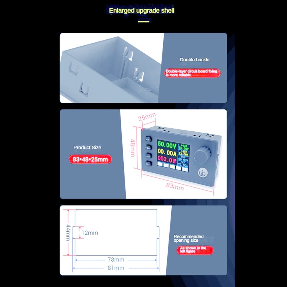 ZK6522C CNC Step-Down DC Supply Adjustable Voltage Voltage and Constant9048