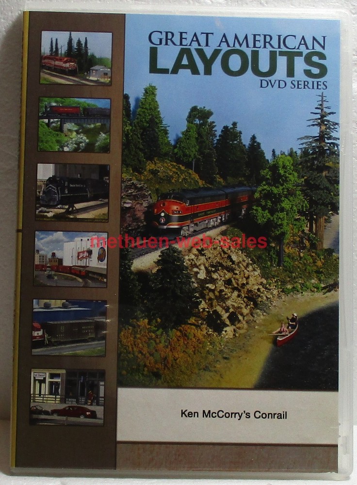 DVD~Great American Layouts~Conrail~Ken McCorry