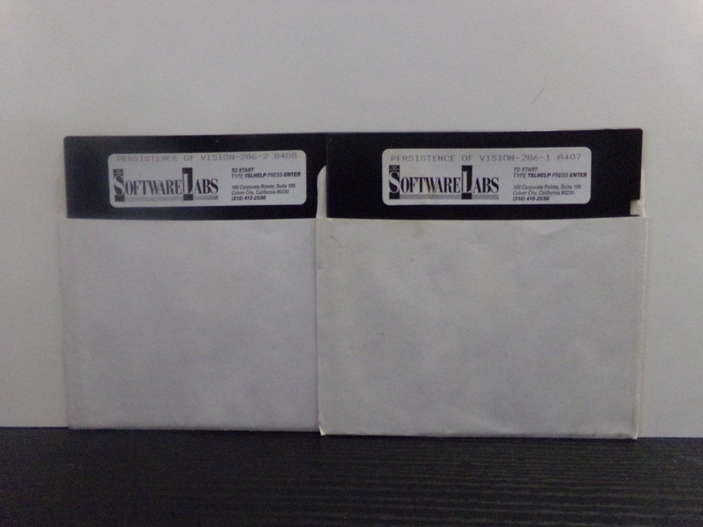 SoftwareLabs Persistence of Vision 1 & 2 Floppy Disk