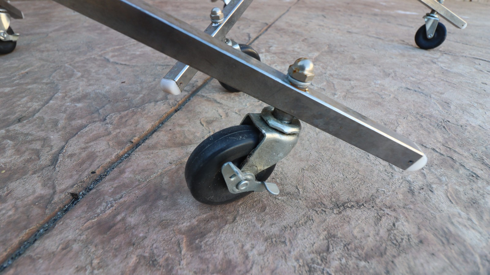 American Metal C Stand\ Light Stand with Wheels. This is for a pair you get 2