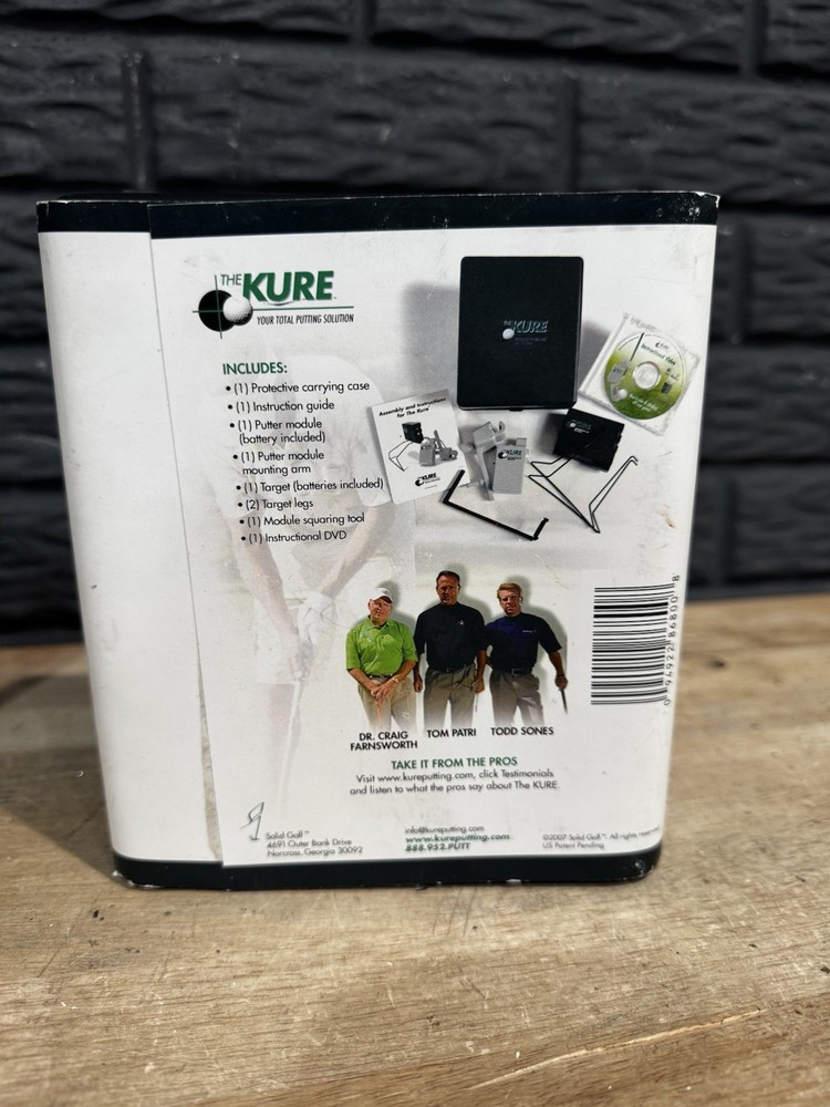 The Kure Total Putting Solution Laser Golf Training Aid System Missing Piece