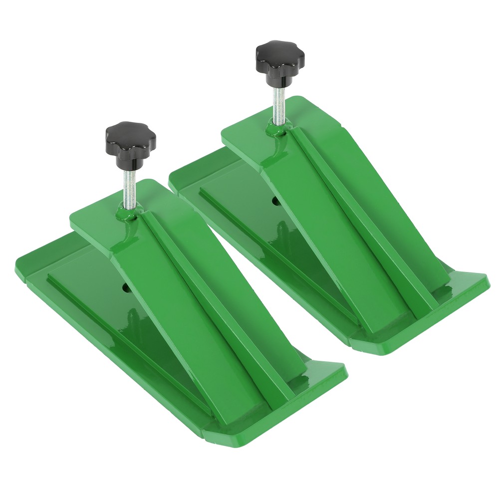 2pcs Tractor Bucket Protector Ski Edge Tamer Skid Protector Snow Leaf Removal