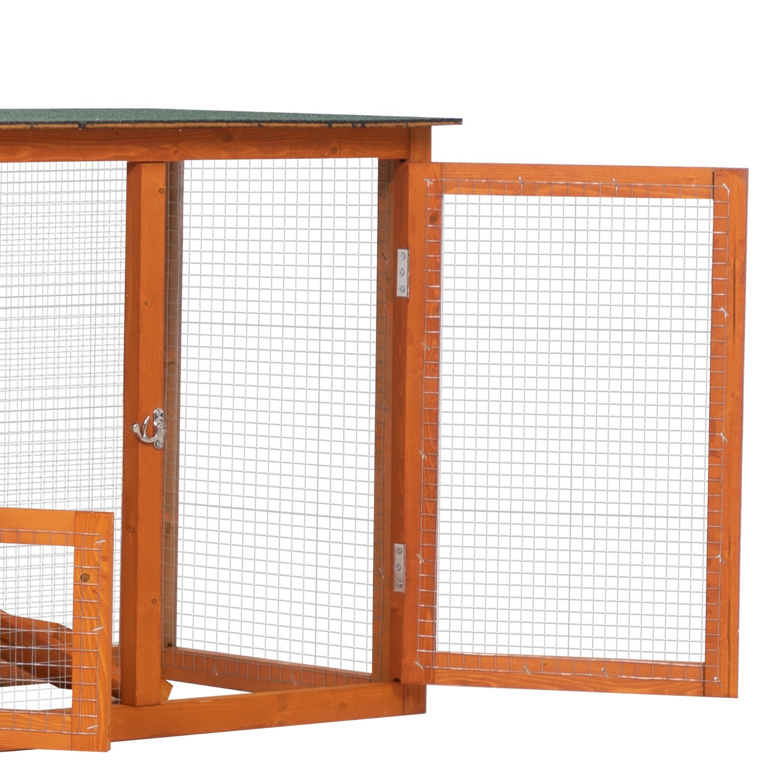 Wooden Rabbit Hutch Indoor Bunny Hutch Cage Small Animal Pet House Run Outdoor