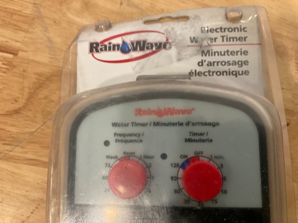 Rain Wave Electronic Water Timer Two Dial Frequency Time RW-93101