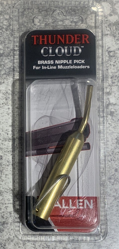 Allen Thunder Cloud Brass Nipple Pick Muzzleloader Black Powder