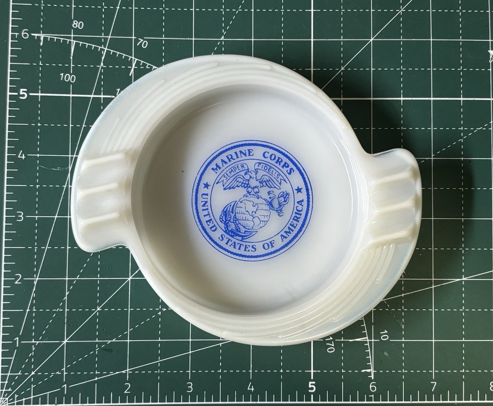WW2 USMC Rare Home Front Ashtray