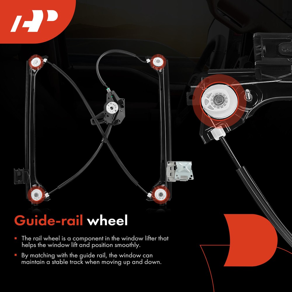 A-Premium Front Left Side Electric Window Regulator for Tesla Model X 2016-2023