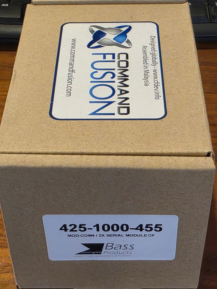 Command Fusion MOD-COM4, 2x Serial Module CF, Bass 425-1000-455 (NOS)