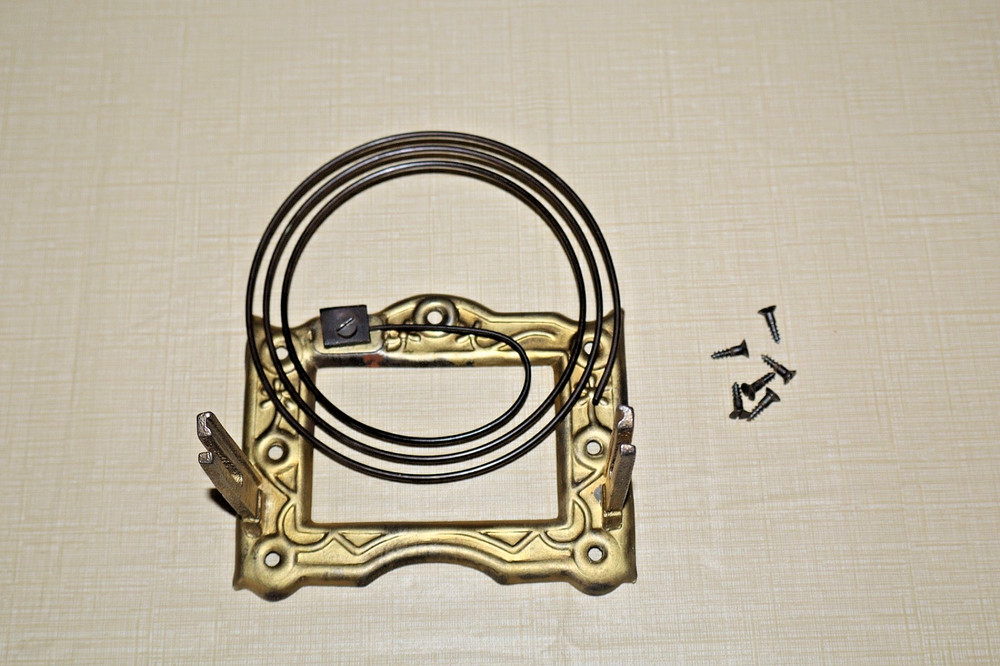 German Wall Clock Movement Mounting Bracket with Gong