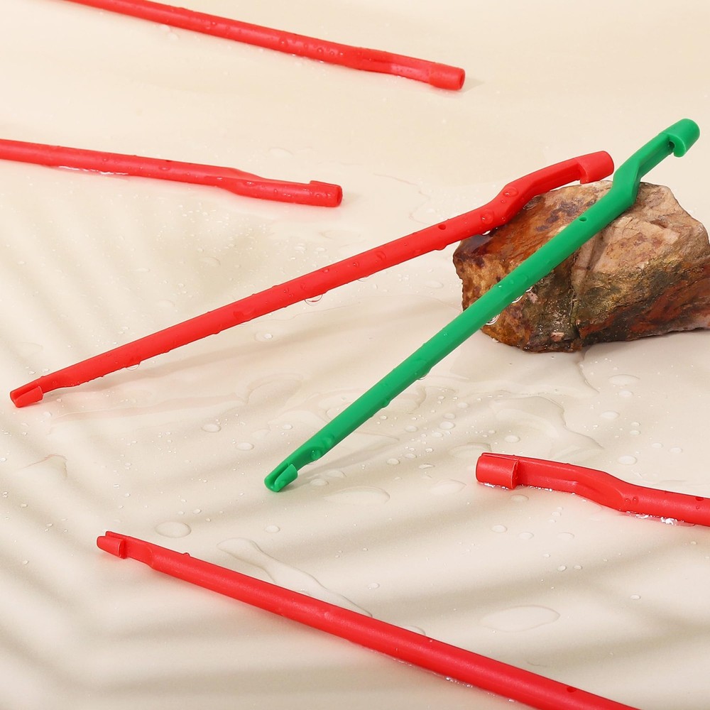 BB Hapeayou Easy Fish Hook Remover Tool 10pcs Medium, ['Red', 'Green']