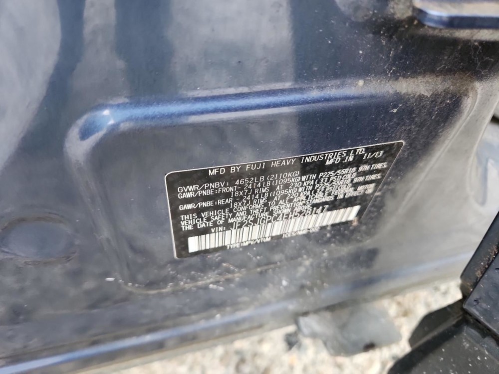 FORESTER 2014 Glove Box 4884489