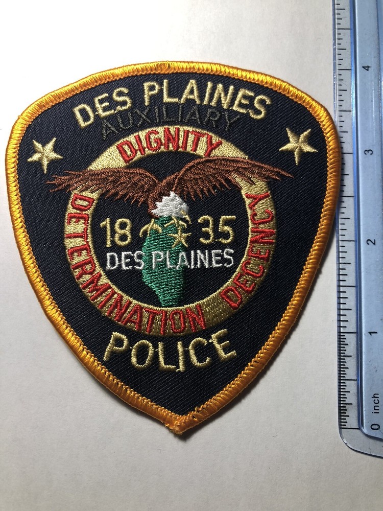 Des Plaines Illinois Auxiliary Police Patch