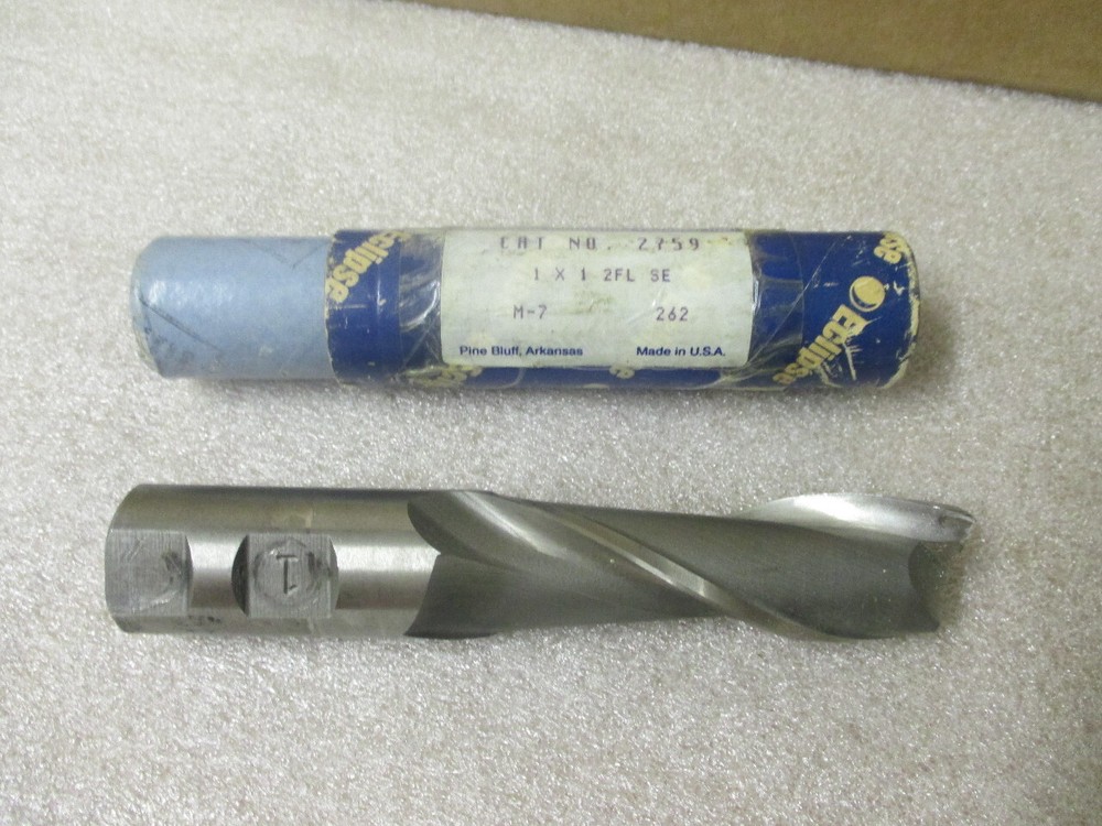 Eclipse #2759 1" x 1"  2FL SE End Mill