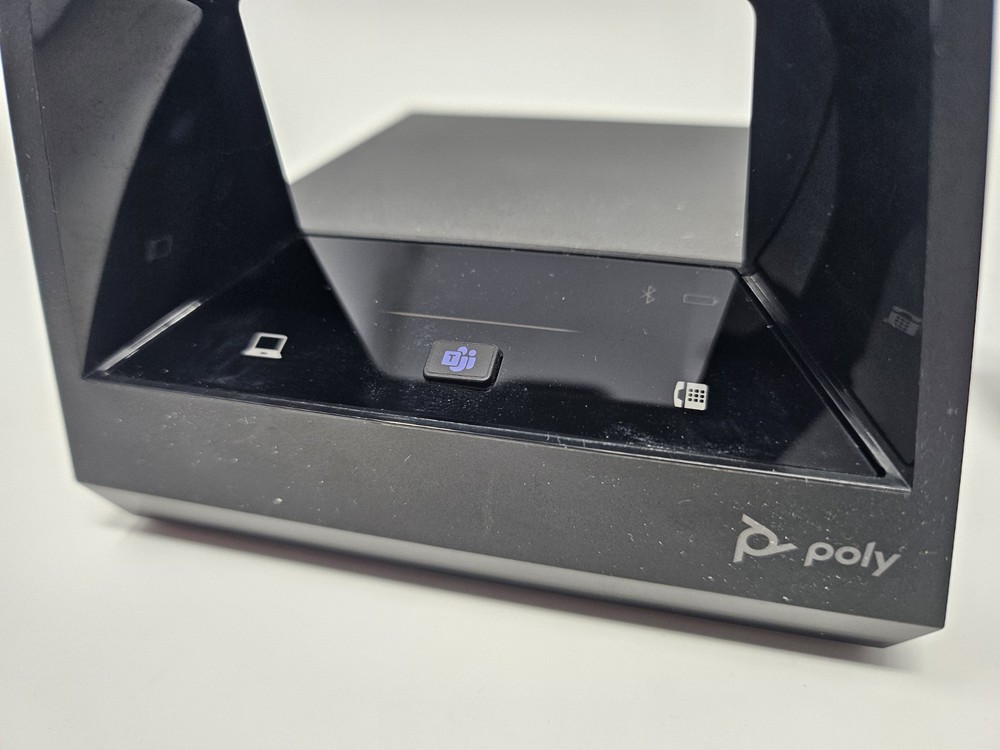 Poly Voyager 4245 Office Wireless Bluetooth Headset w/ Charging Base – Open Box