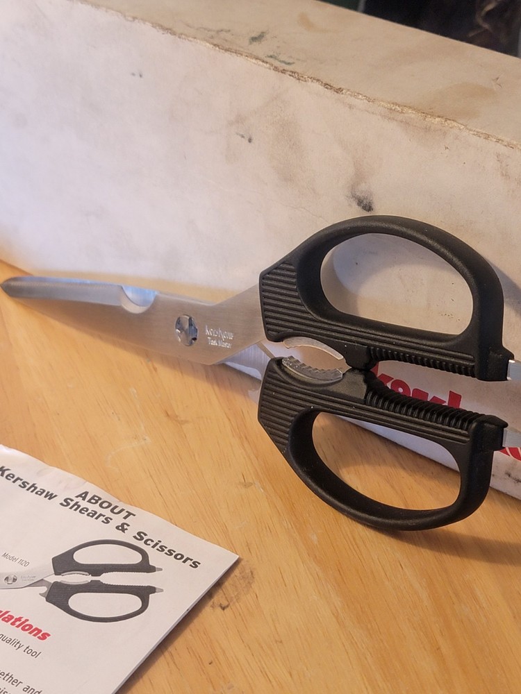 KERSHAW 1120/1017B TASKMASTER SHEARS MULTI-PURPOSE SCISSOR Combination W/holster