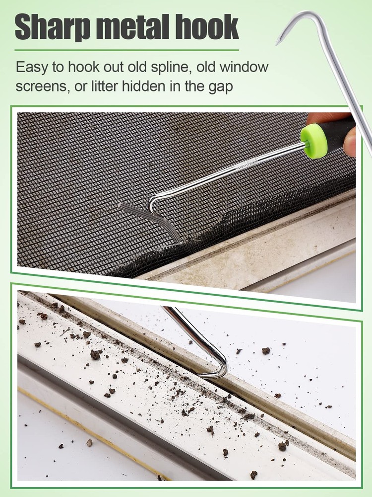 Screen Repair Kit - 3 in 1 Screen Tools Including Screen Roller Screen Spline 3