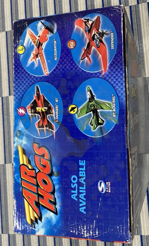 Air Hogs Sky Patrol RC Helicopter 2002 Spin Master Open Box
