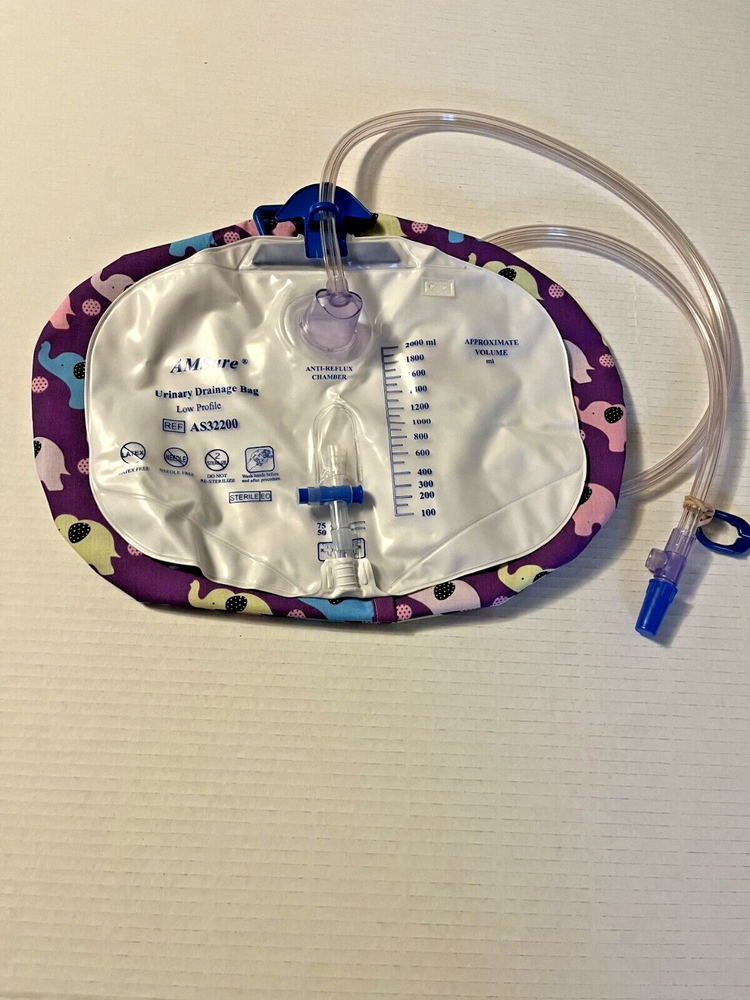 Catheter urinary drainage bag 2000ML bag .