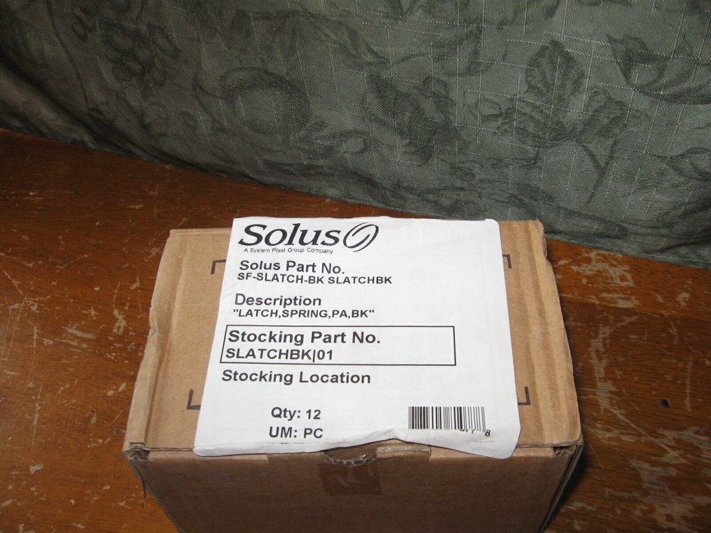 NEW Case 12  Solus System Plast Betts Conveyor Latch Spring Black # SF-SLATCH-BK
