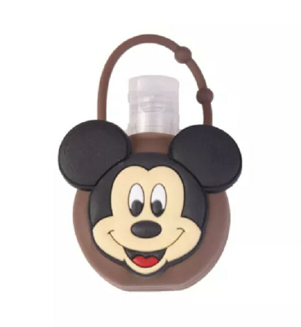 Mickey Mouse Hand Sanitation Silicone Bottle Holder Carrying Case Mini 1oz Empty