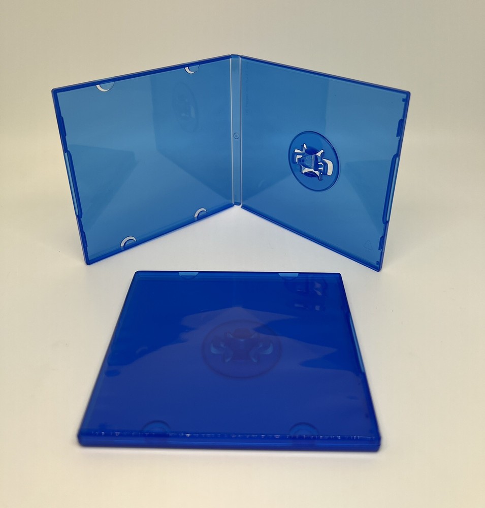 200 3.5" Mini Single Poly CD Case for 3" (8MM) Mini Disc, Sleeve, Blue, FD1013