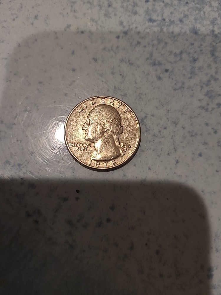 1978 Quarter Mint Mark Error  Rare