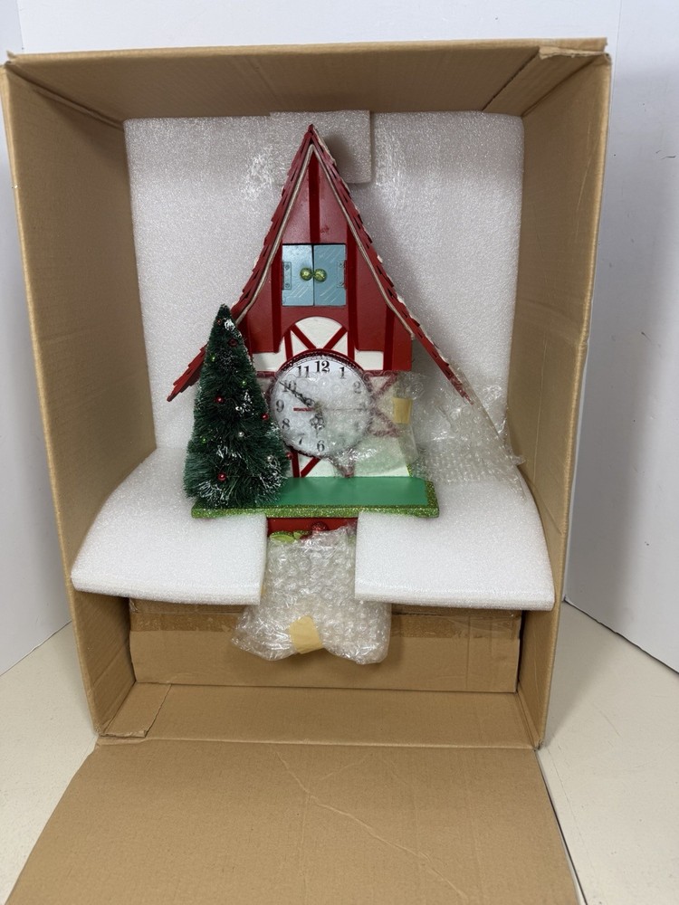 katherine's collection Cuckoo Clock Battery Clock New In Box