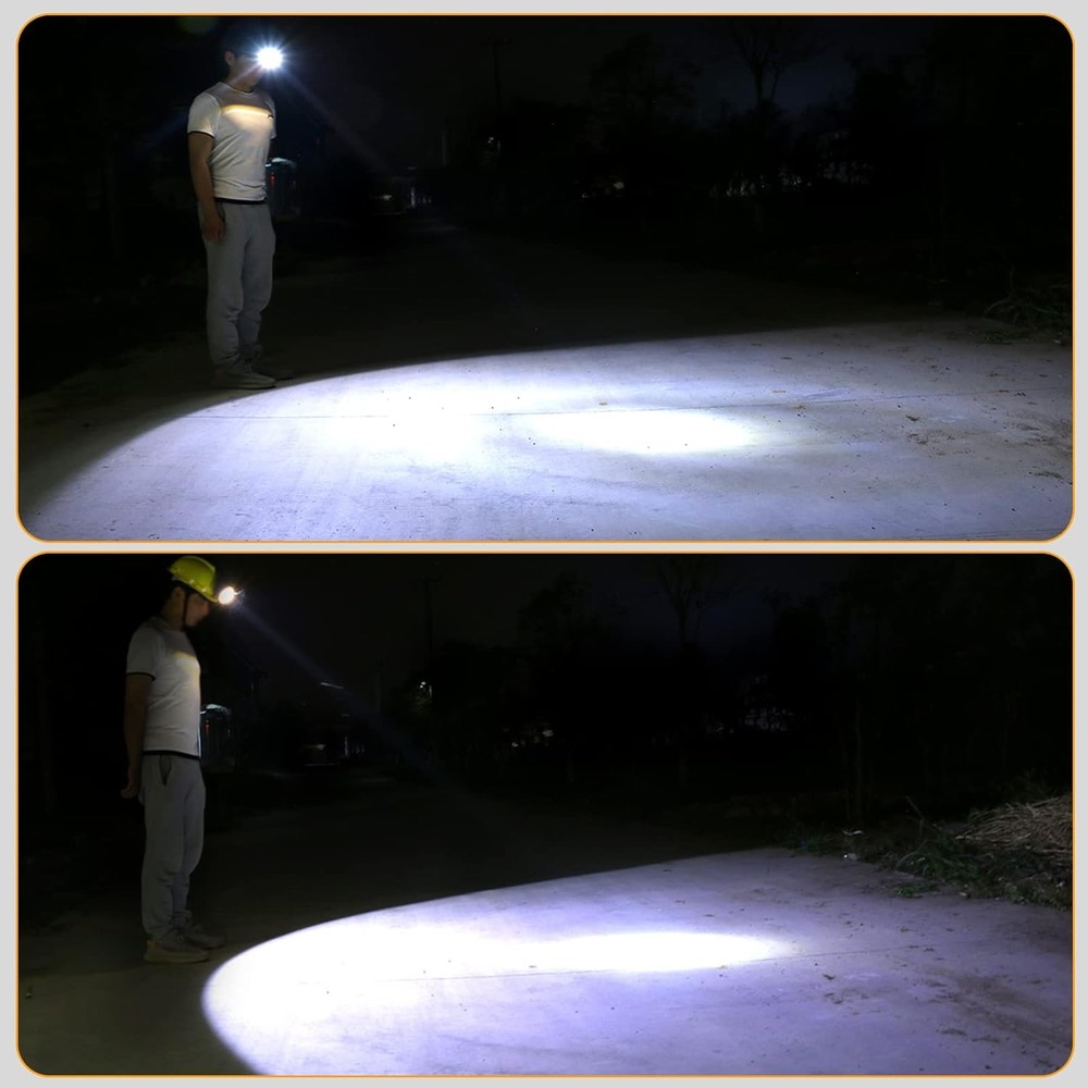 Rechargeable LED Mining Headlamp for Hard Hat Helmet, Explosion-Proof Waterproof