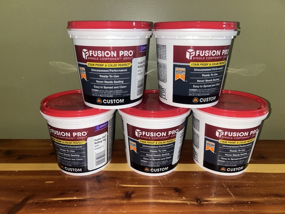 1 Quart X5 Fusion Pro Single Component Grout #544 Rolling Fog