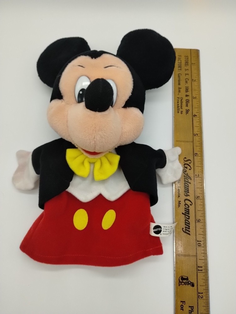 Mickey Mouse Hand Puppet Fabric 1993 Mattel Disney