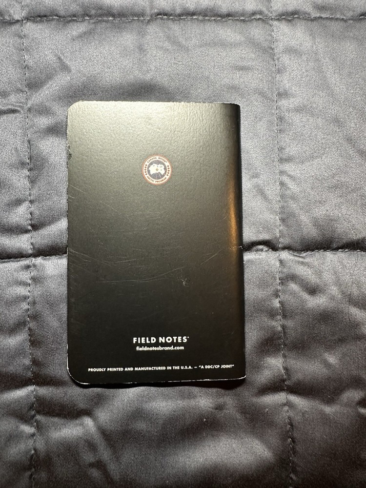 Canada Goose Field Notes Lance Mackey Parka. New, Some Corner Damage