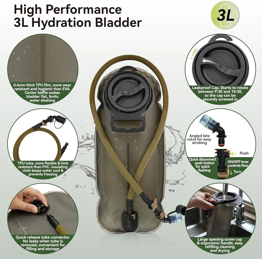 Versatile Hydration Pack for Outdoor Activities