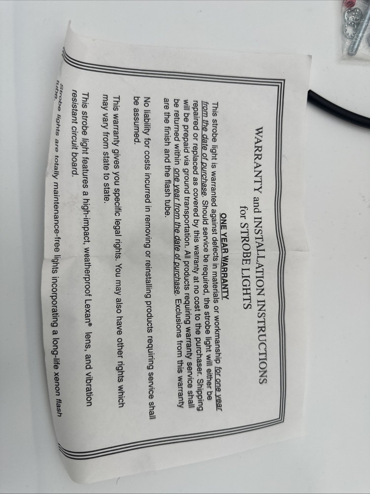 Meteorlite Amber Strobe