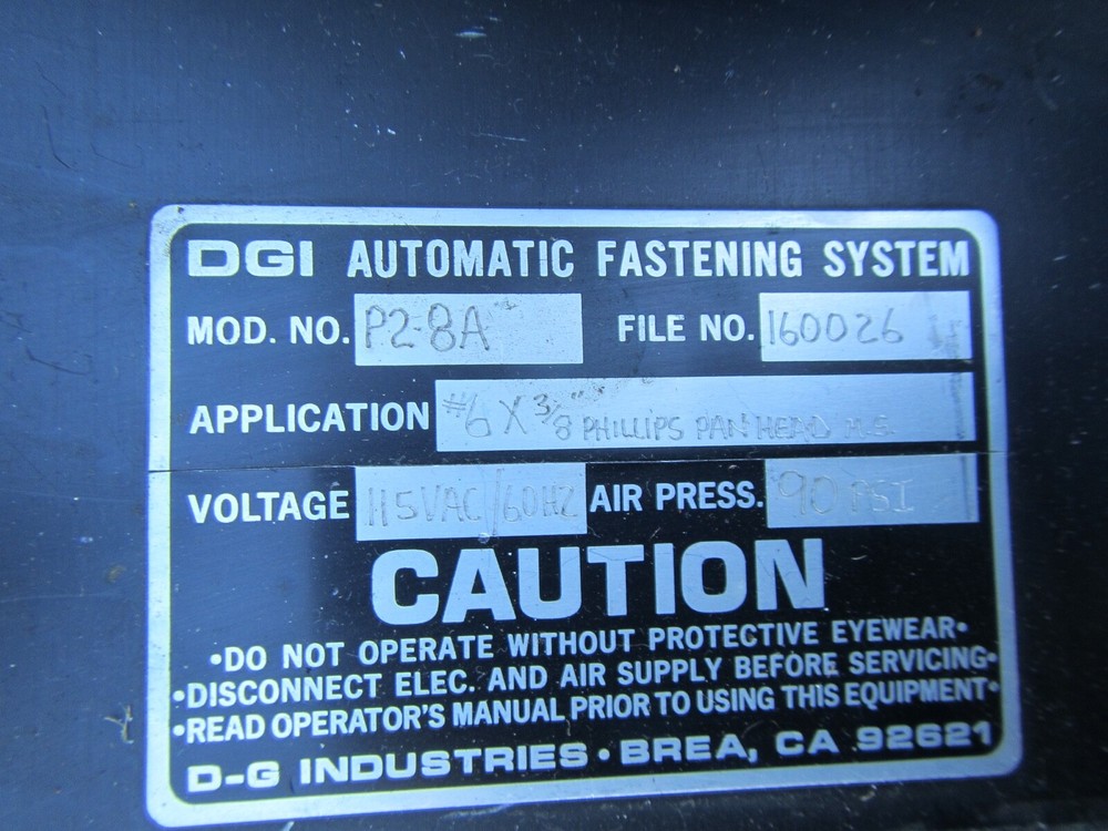 DGI Automatic Fastening System