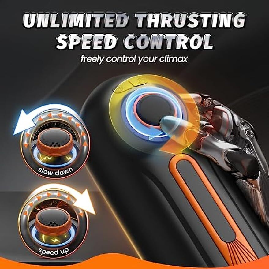 Automatic Male Masturbator Cup Thrusting & Sucking Vibrating Heating Lubricants