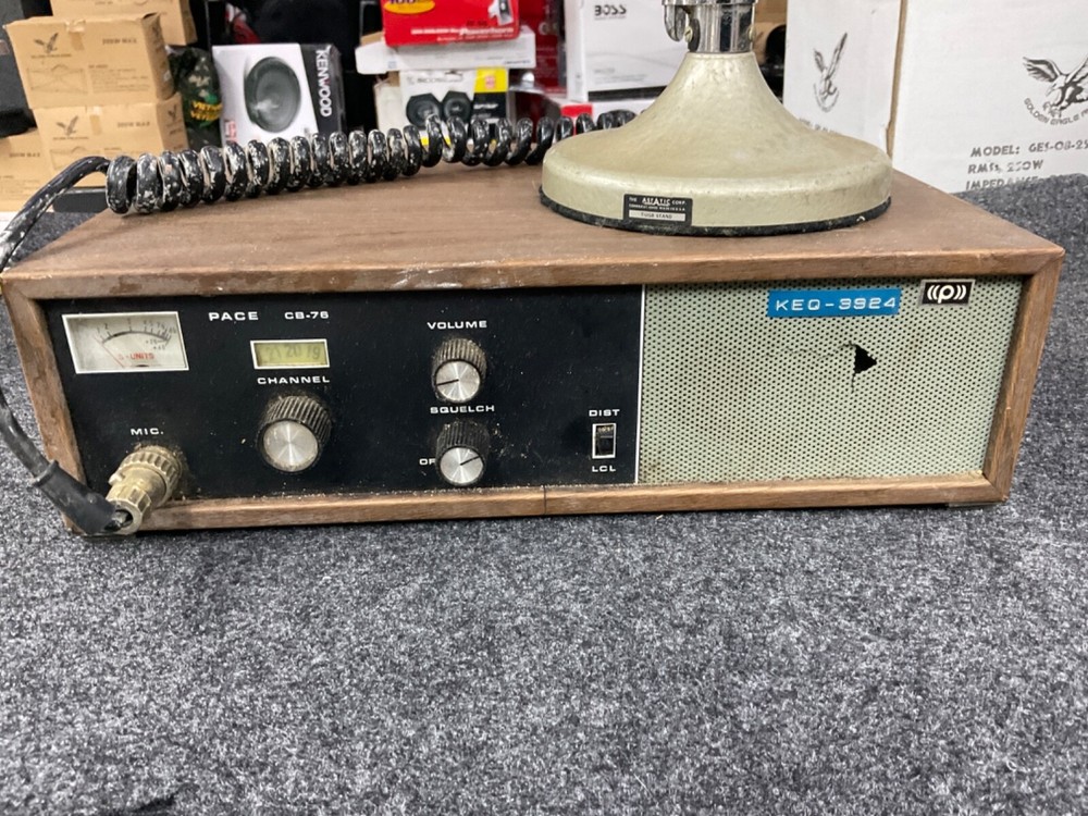 Pace CB 76 Home Base Unit Pathcom CB Radio Powers Up Untested