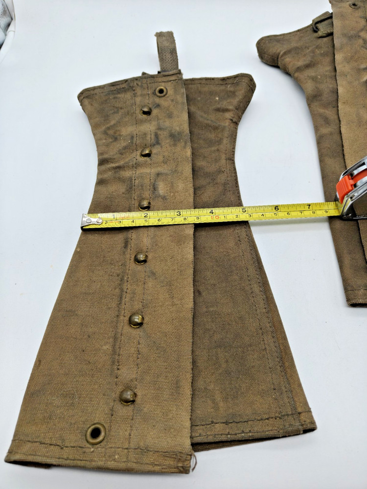 ORIGINAL WWII US USMC COMBAT FIELD LEGGINGS