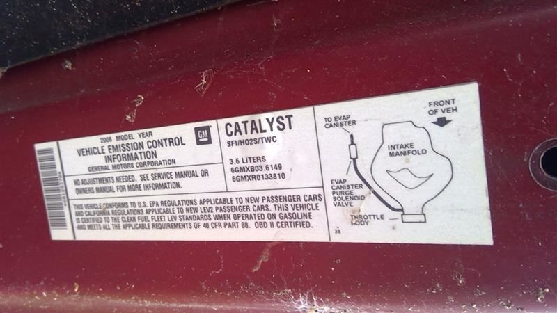 Fuse Box Engine Fits 04-07 Cadillac CTS OEM