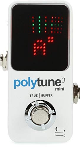 Tc Electronic Polytune 3 Mini Tiny Polyphonic Tuner With Multiple Tuni