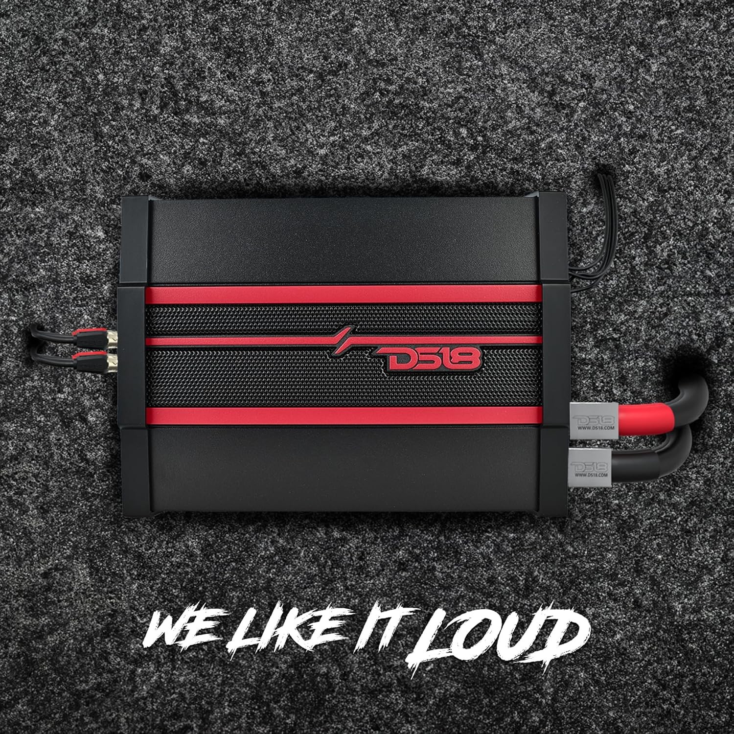 DS18 CANDY-X4B Compact Full-Range Class D 4-Channel Amplifier 1600 Watts