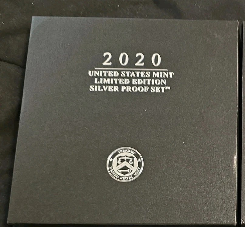 2020 U.S. Mint Limited Edition Silver Proof Set with all packaging. NIB