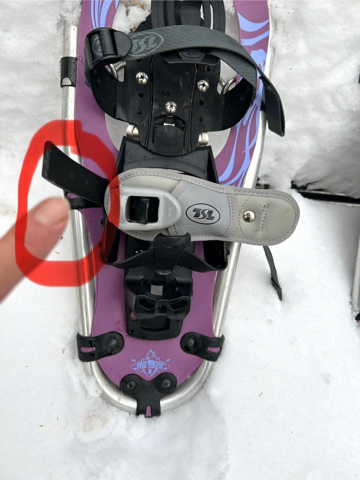 TSL WOMENS SNOW SHOES OVER THE TOP- MADE IN VERMONT U.S.A. - Adjustable Size