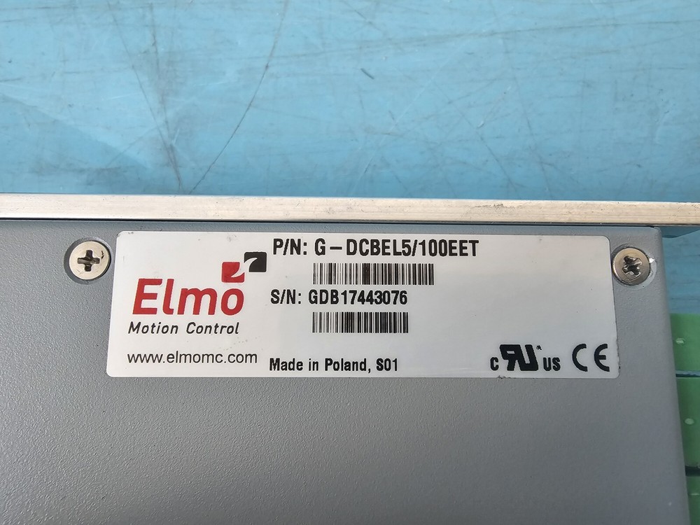 ELMO MOTION CONTROL G-DCBEL5/100EET SERVO DRIVER