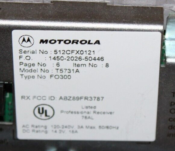 Motorola MTR 2000 T5731A