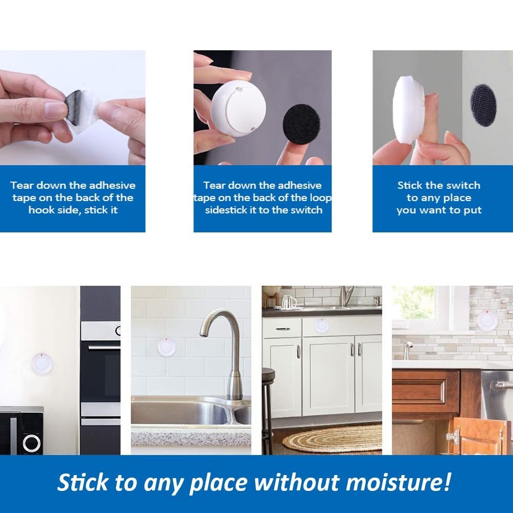 Garbage Disposal Wireless Switch Kit No Drilling On Sink Top Remote Control Outl