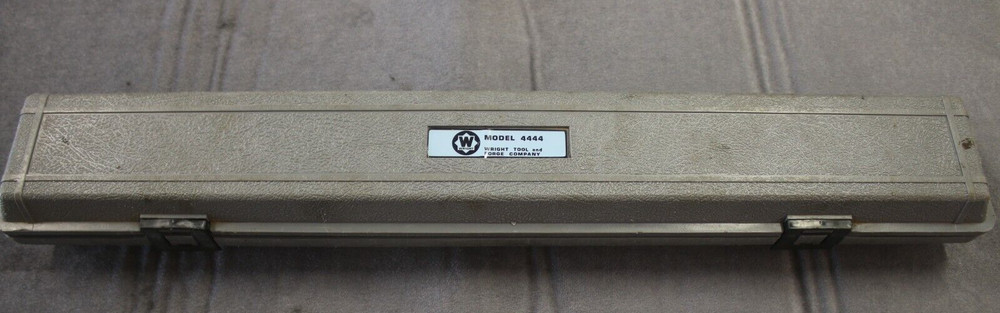 WRIGHT MODEL 4444 TORQUE WRENCH IN CASE