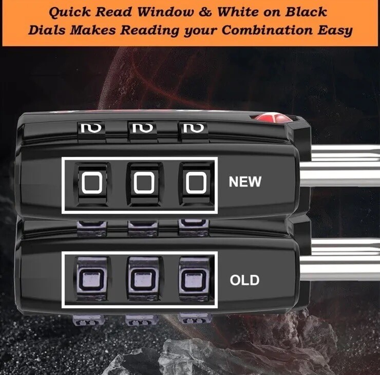 Forge 4 Pack TSA Locks