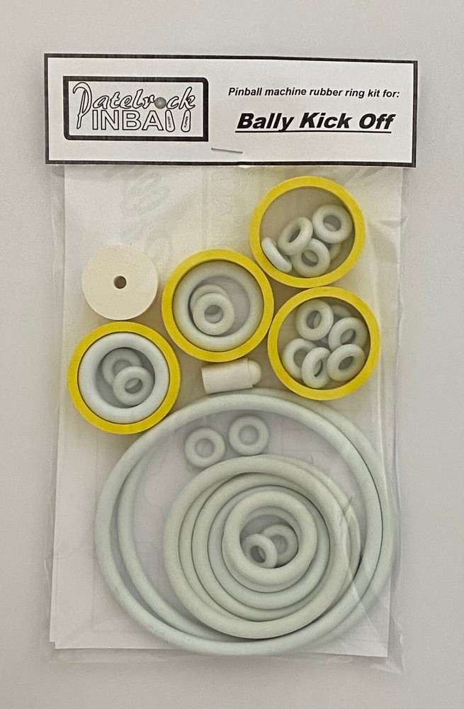 1977 Bally Kick Off Pinball Machine Rubber Ring Kit