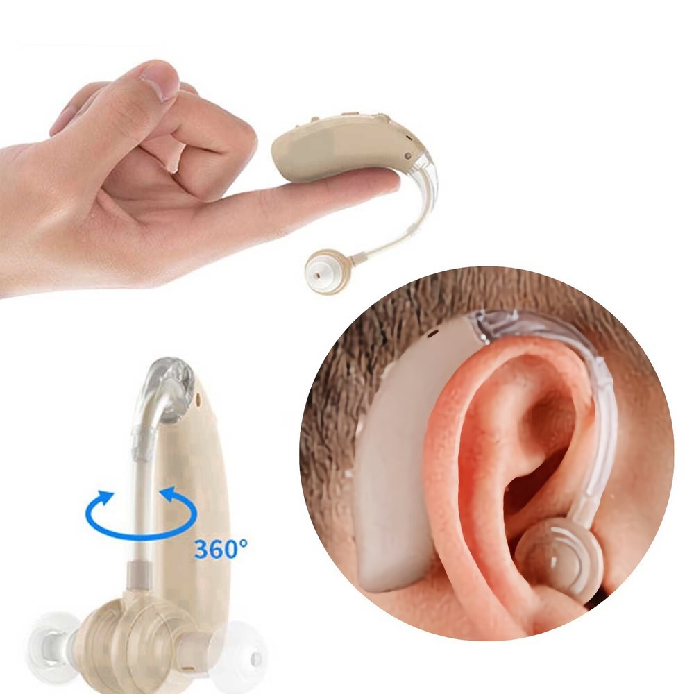 1 Pair Rechargeable Hearing Aid Digital Hearing Aids Adjustable Sound Amplifier