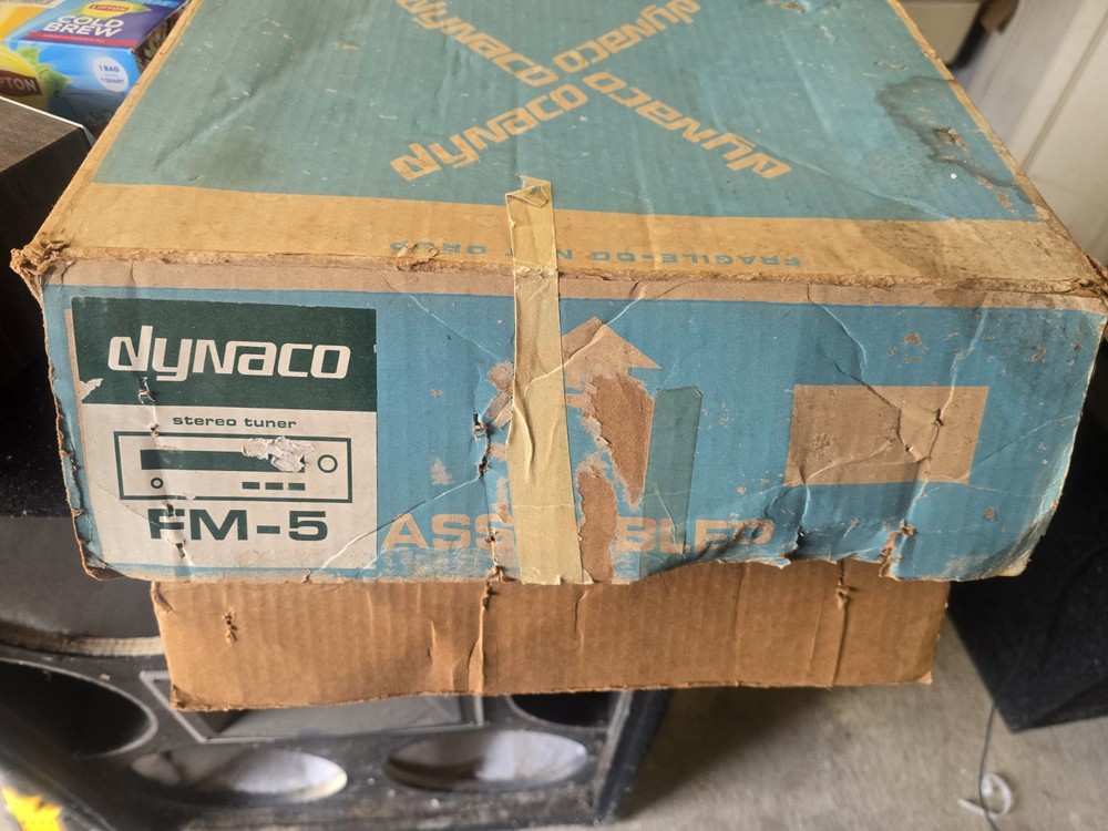 Dynaco FM5 In Orginal Box Tested Needs Repair